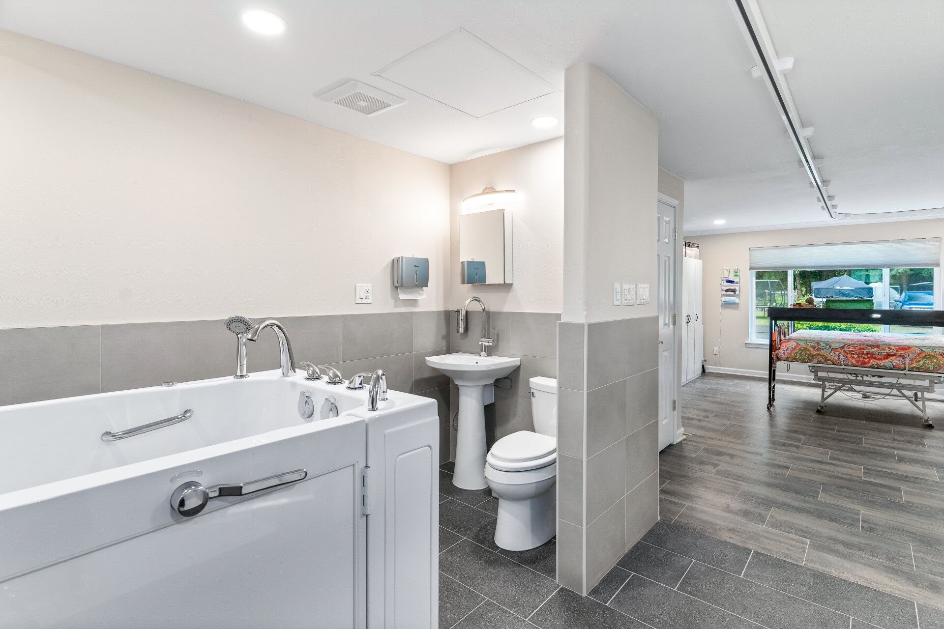 Walk-In Tub Master Bath Remodel Olympia | Aging in Place Design